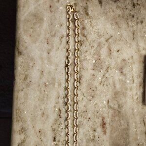 RARE MONICA RICH KOSANN AUDREY WHITE CERAMIC 18K GOLD 18" PENDANT NECKLACE CHAIN